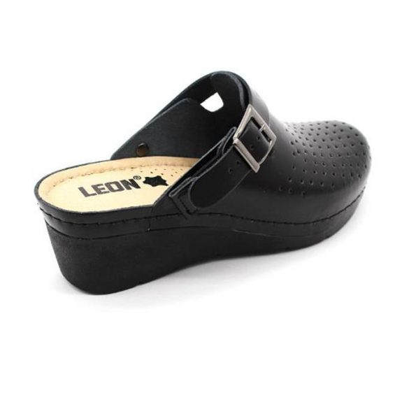 Leon Comfort 1000 Fekete női Papucs