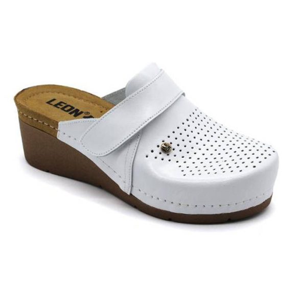 Leon Comfort 1001 Fehér női papucs