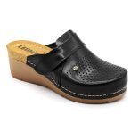 Leon Comfort 1001 Fekete női papucs
