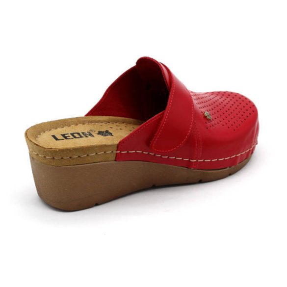 Leon Comfort 1001 Piros női papucs