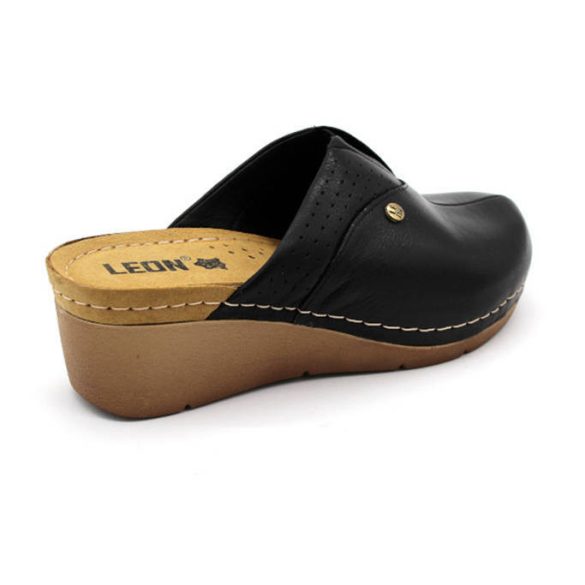 Leon Comfort 1002 fekete női papucs