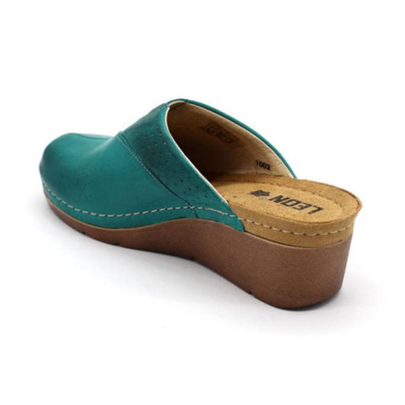 Leon Comfort 1002 Türkiz női papucs