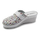 Leon Comfort 1003 Citrom-virag női papucs
