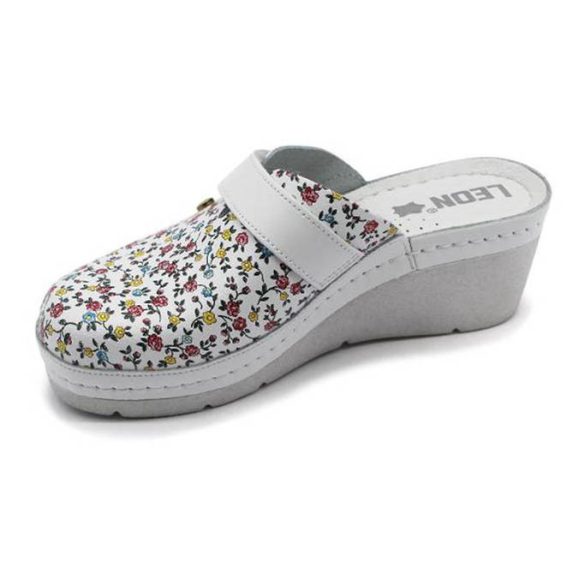 Leon Comfort 1003 Citrom-virag női papucs