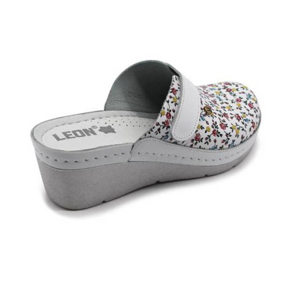Leon Comfort 1003 Citrom-virag női papucs