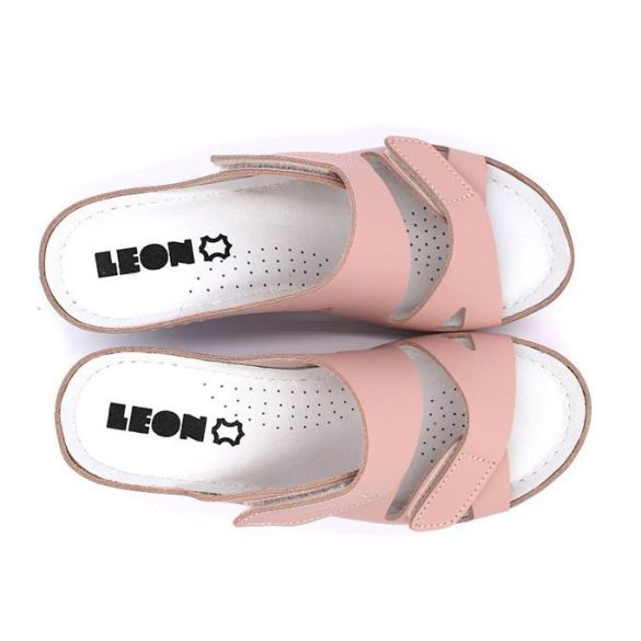 Leon Comfort 1004 rose-bak női papucs