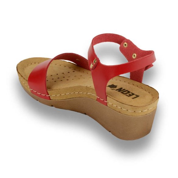 Leon Comfort 1015 Red női szandál