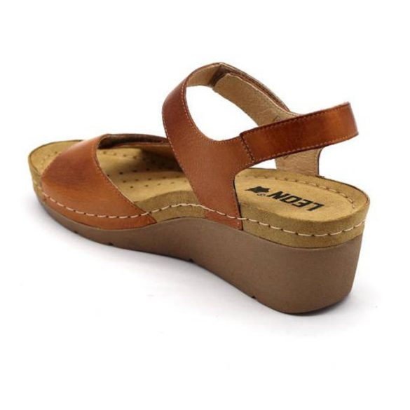 Leon Comfort 1041 Barna női szandál