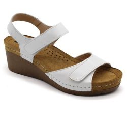 Leon Comfort 1041 Fehér női szandál