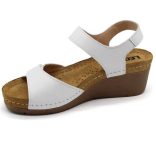 Leon Comfort 1041 Fehér női szandál