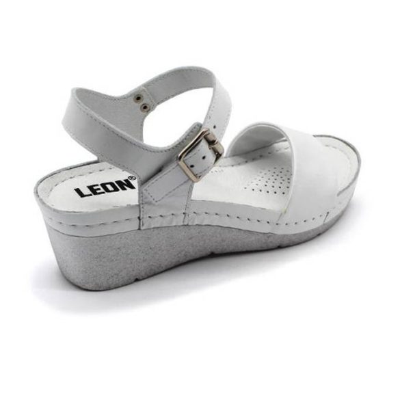 Leon Comfort 1070 Fehér női szandál
