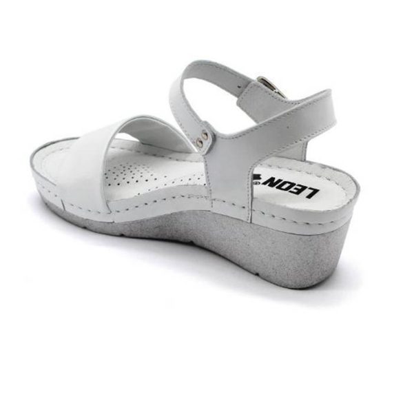 Leon Comfort 1070 Fehér női szandál