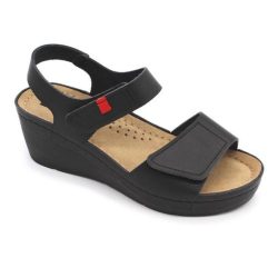 Leon Comfort 1080 Fekete női szandál
