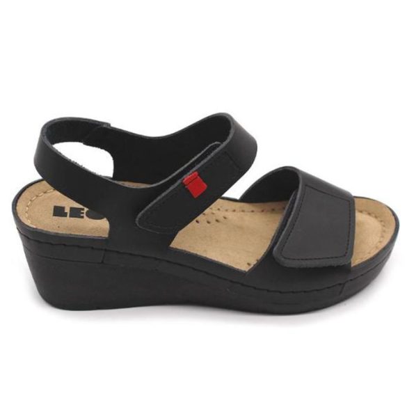 Leon Comfort 1080 Fekete női szandál