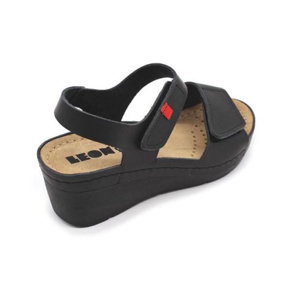 Leon Comfort 1080 Fekete női szandál