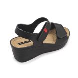 Leon Comfort 1080 Fekete női szandál