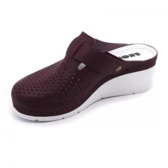 Leon Comfort 1100 bordo női papucs