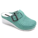 Leon Comfort 1100 turkiz női papucs