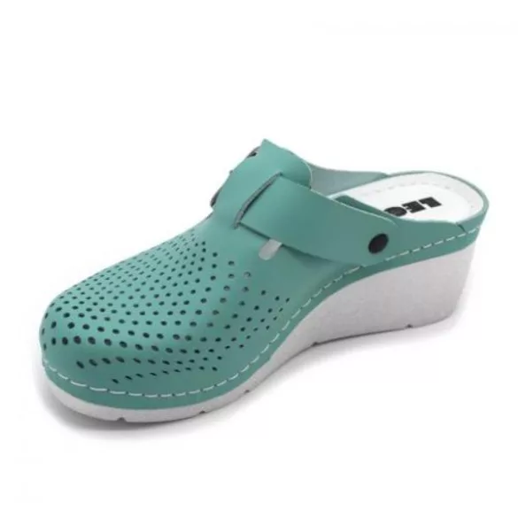 Leon Comfort 1100 turkiz női papucs