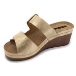 Leon Comfort 1110 arany női papucs