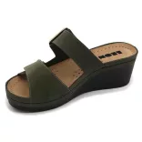 Leon Comfort 1110 zold női papucs