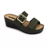 Leon Comfort 1110 zold női papucs