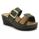 Leon Comfort 1110 zold női papucs