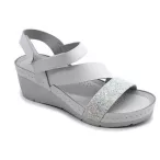 Leon Comfort 1120 feher női szandál