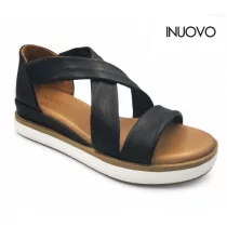 Inuovo 113012 Black 25 női szandál