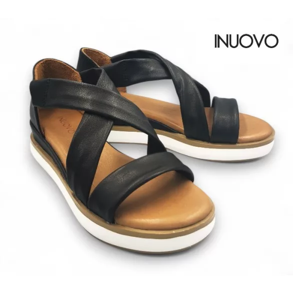 Inuovo 113012 Black 25 női szandál