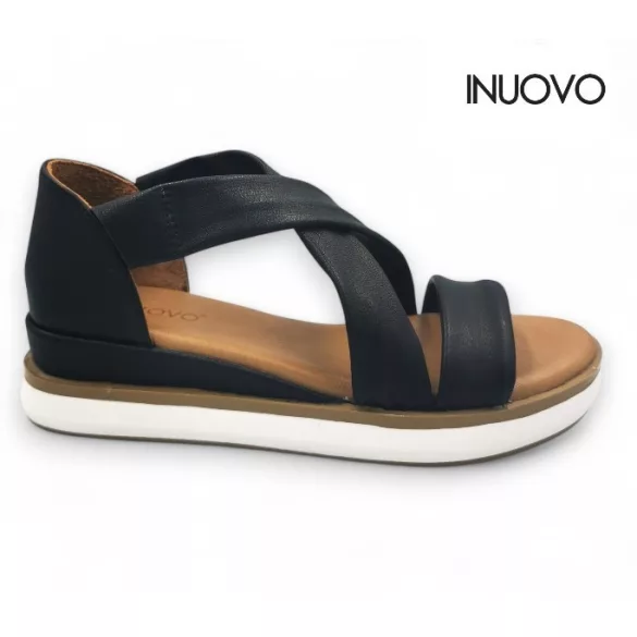 Inuovo 113012 Black 25 női szandál