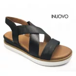 Inuovo 113015 Black 25 női szandál