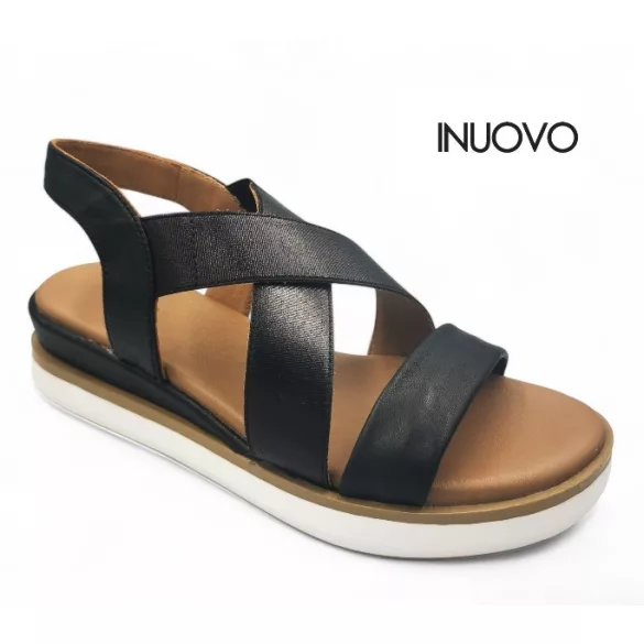 Inuovo 113015 Black 25 női szandál
