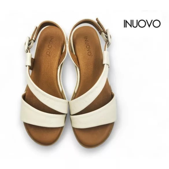 Inuovo 113060 Crema női szandál