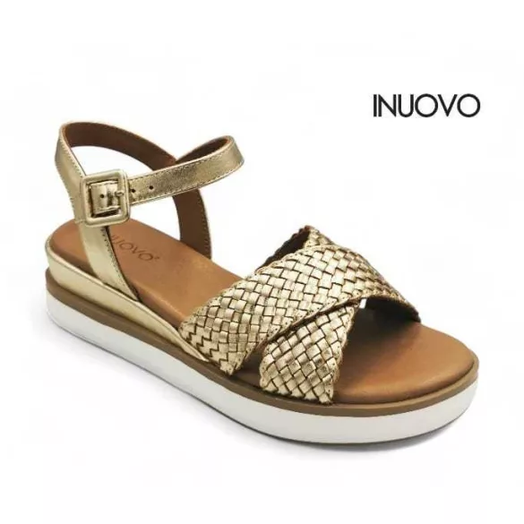 Inuovo 113065 Gold női szandál