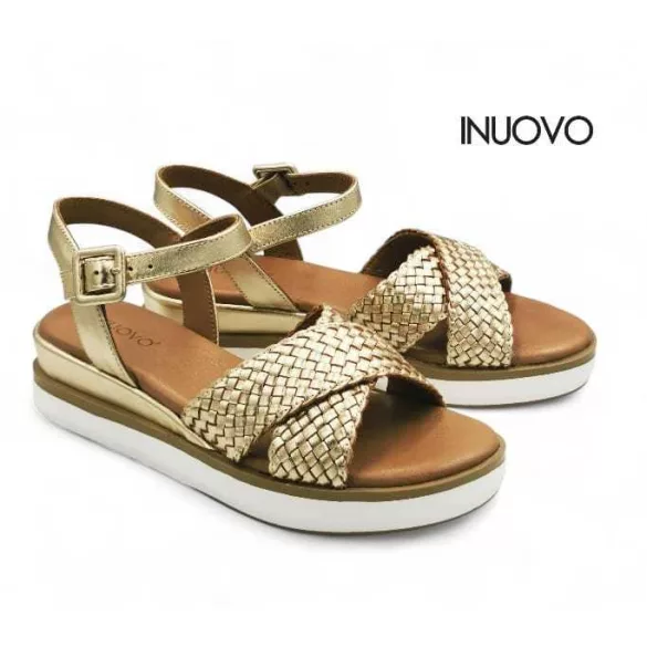 Inuovo 113065 Gold női szandál
