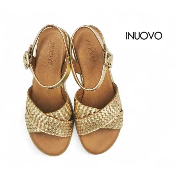 Inuovo 113065 Gold női szandál