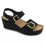Leon Comfort 1130 fekete női szandál