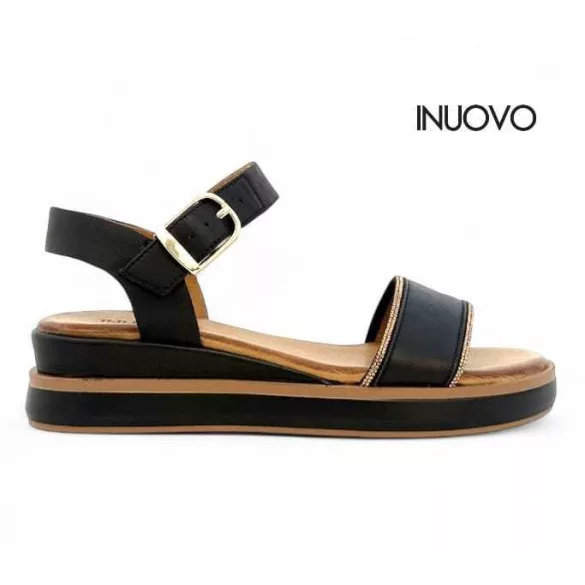 Inuovo 113128 Black női szandál