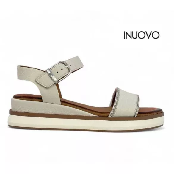 Inuovo 113128 Crema női szandál