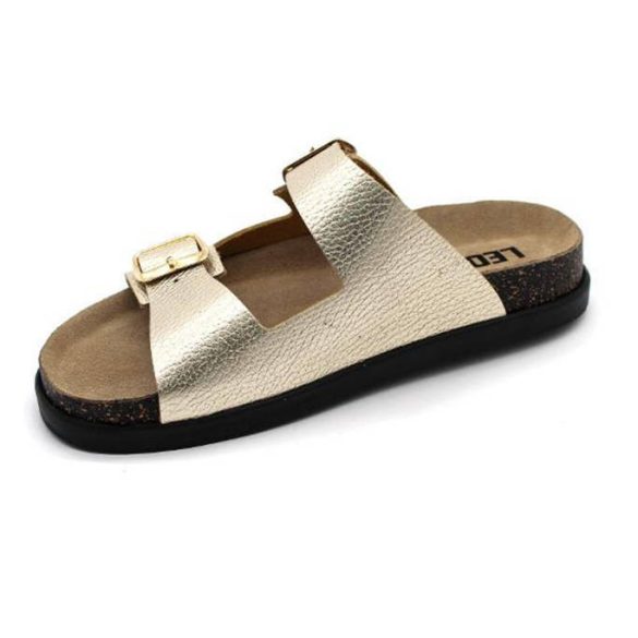 Leon Comfort 1220 Arany női papucs