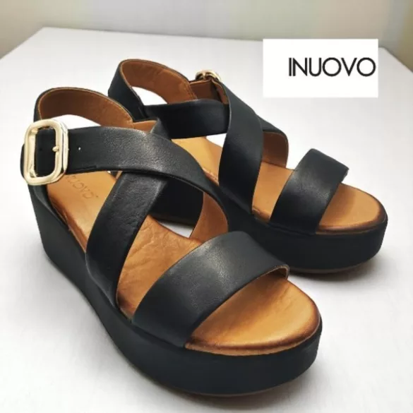 Inuovo 123107 Black női szandál