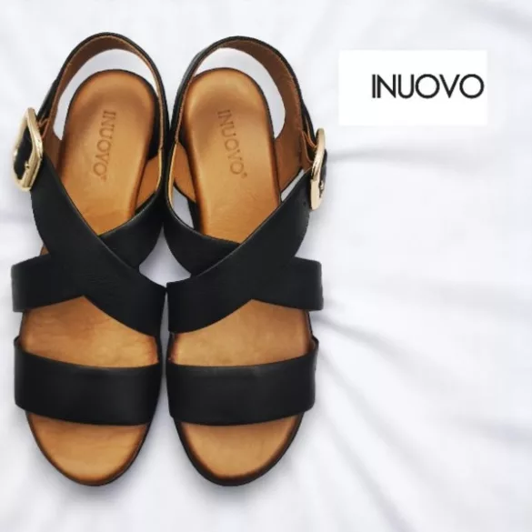 Inuovo 123107 Black női szandál