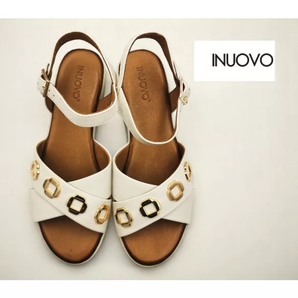 Inuovo 123127 Crema női szandál