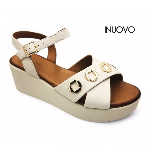 Inuovo 123127 Crema női szandál