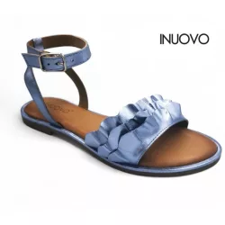 Inuovo 130015 Metal-blue női szandál