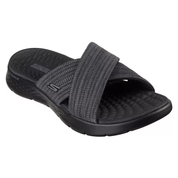 Skechers 141420-BKGY női papucs