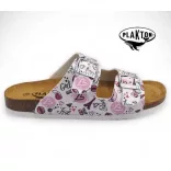 Plakton 180010-Blanco női papucs