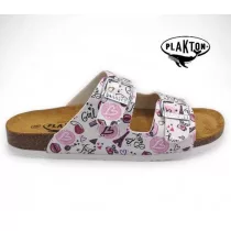 Plakton 180010-Blanco női papucs