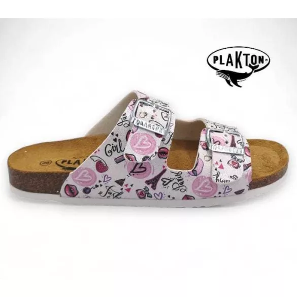 Plakton 180010-Blanco női papucs